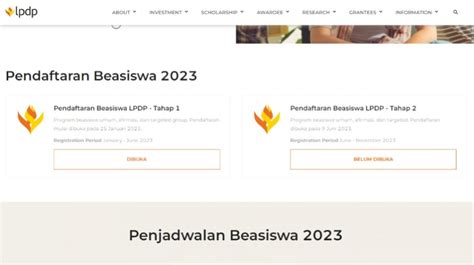 Beasiswa Lpdp Reguler 2023 Cek Cara Daftar Syarat Dokumen Dan Skor