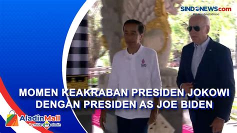 Video Momen Keakraban Presiden Jokowi Dengan Presiden As Joe Biden