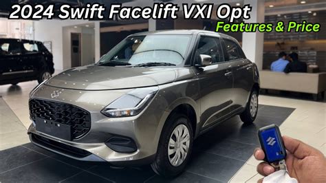 New 2024 Maruti Swift Facelift VXI Optional Full Detailed Review Price