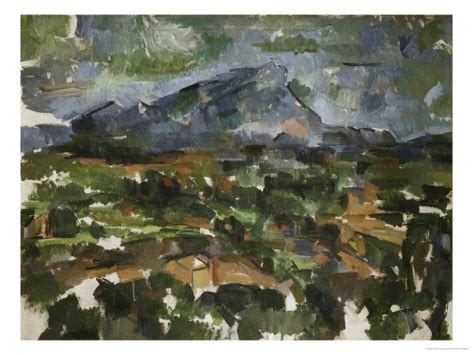 Mont Sainte Victoire Seen From Les Lauves Giclee Print