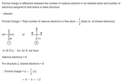 Hso4 Lewis Structure