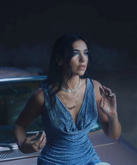 Dua Wearing An Atelier Versace Minidress And Sugaboo Necklace Dua