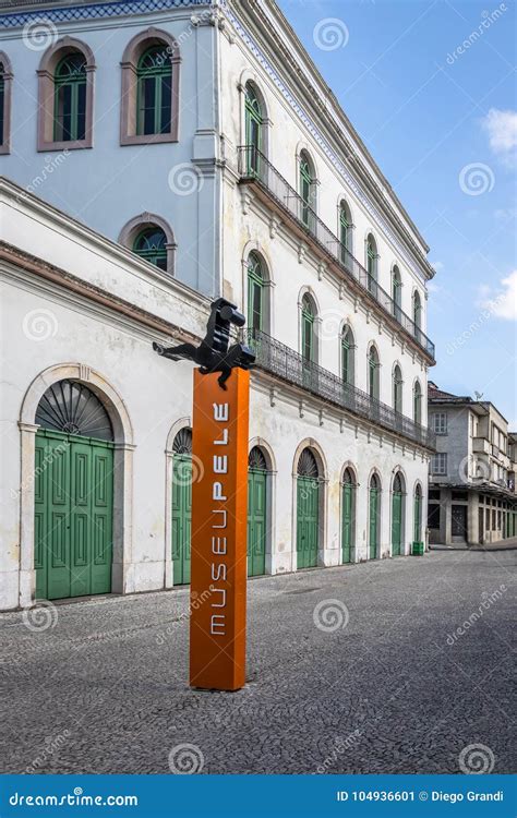 Pele Museum Santos Sao Paulo Brazil Editorial Photo Image Of