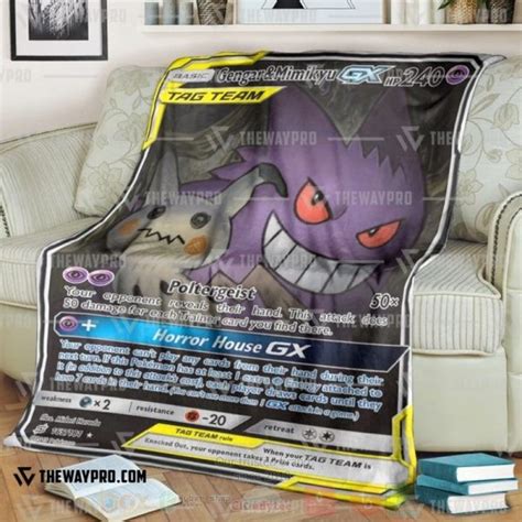 Pokemon Gengar Vmax Fusion Strike Blanket Hot Sale 2024