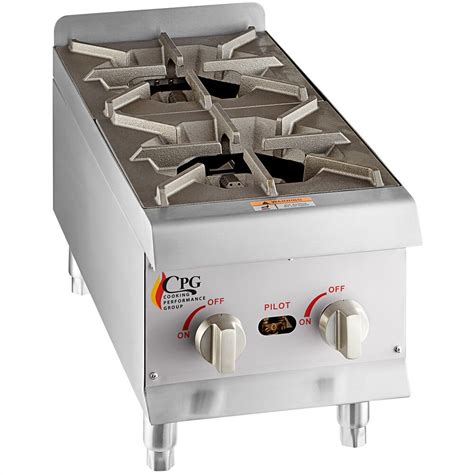 Cooking Performance Group R CPG 12 NL 2 Burner Gas Countertop Range