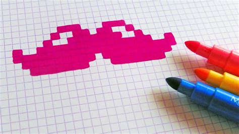 Handmade Pixel Art How To Draw Pixelart Pixel Art Graph Paper Art