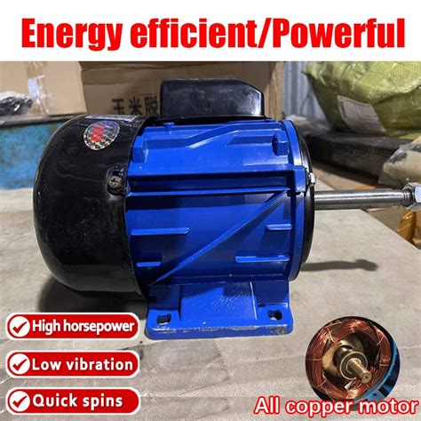 Electric Motor 220vsingle Phase Motor Induction Motor Pure Copper Motor Grinder Motor2200whigh