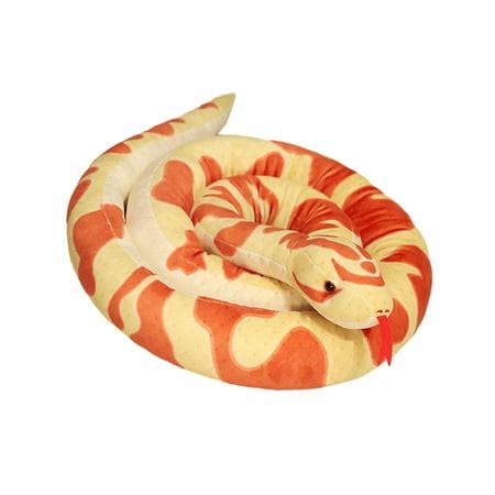 Giant Snake Plush Realistic Toy Large Stuffed Animal Huggable Kids Friendly Soft Stuffed Toy ...