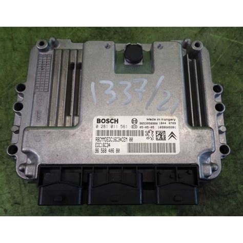 Engine Control Unit Ecu Motor Citroen C5 I 1 6 Hdi 9656840680 Bosch