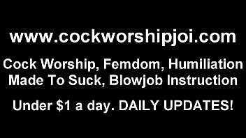 Ponte esta lencería antes de chupar esta polla JOI XVIDEOS