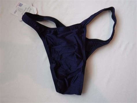 Joe Snyder Mens Bikini Blue Lycra Material Dutch Goat