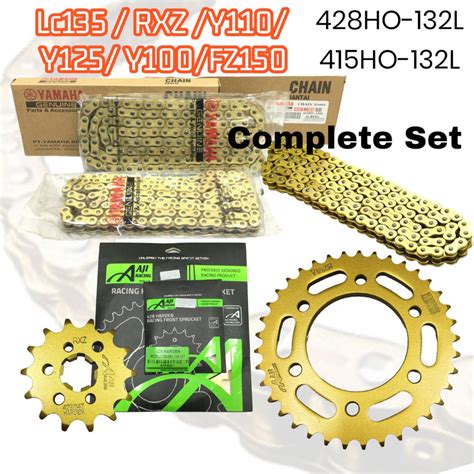 Yamaha Aji Sprocket Set O Ring Gold Chain Ho L Ho