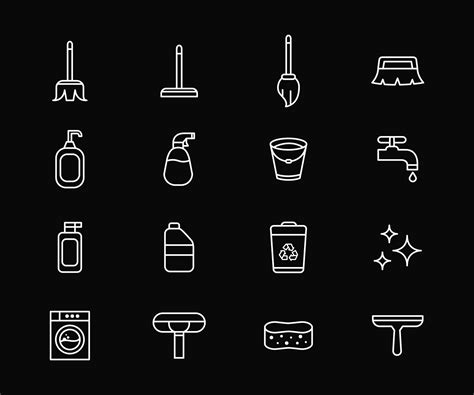 Free Cleaning Vector Icons (AI)