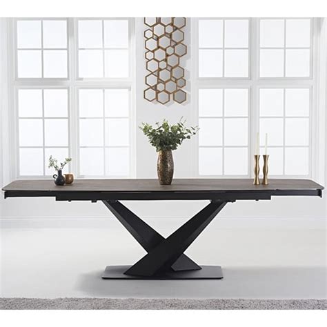 Jackson Rectangular Extending Ceramic Dining Table In Mink Furniture