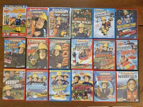 Fireman Sam Dvd Huge Collection All Genuine Discs From Uk