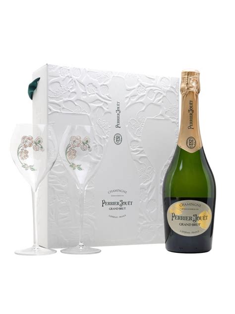 Perrier Jouet Grand Brut Champagne Glass Set The Whisky Exchange