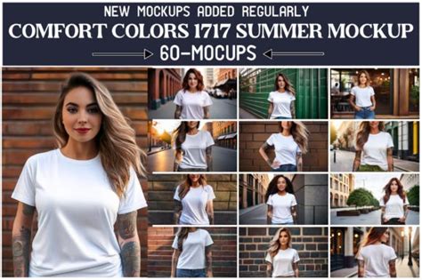 Comfort Colors T Shirt Mockup Vol Graphic By Mockupstation