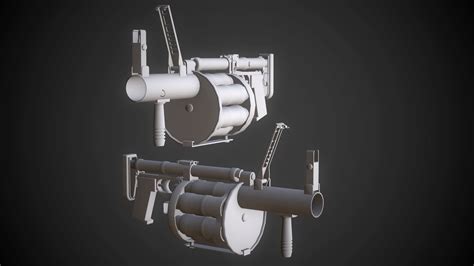 3d Model Rg 6 Grenade Launcher