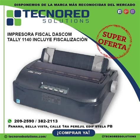 IMPRESORA FISCAL DASCOM TALLY 1140 INCLUYE FISCALIZACIÓN Bella vista