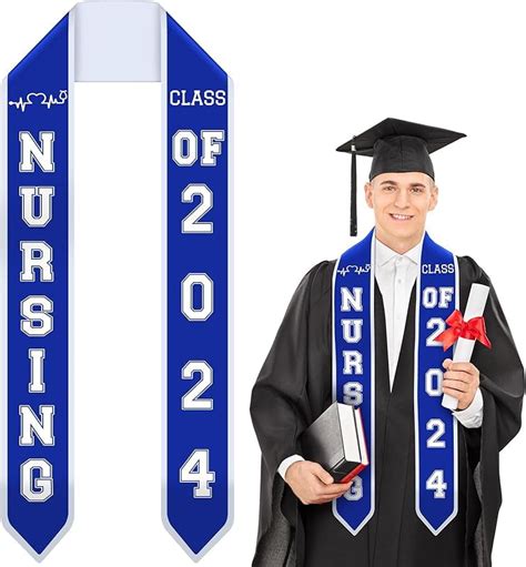 Nurse Graduation Stole Class Of 2024 Rn Nursing Graduate Sash 2024