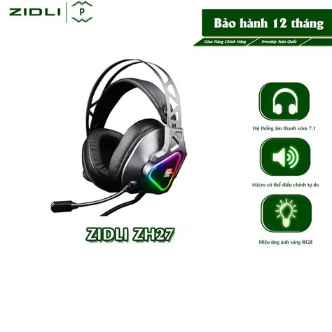 Tai Nghe Gaming Zidli Zh Real Rgb Sound H Ng Ch Nh H Ng