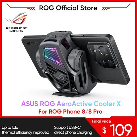 Asus Rog Aeroactive Cooler X Para Rog Telefone Rog Telefone Pro