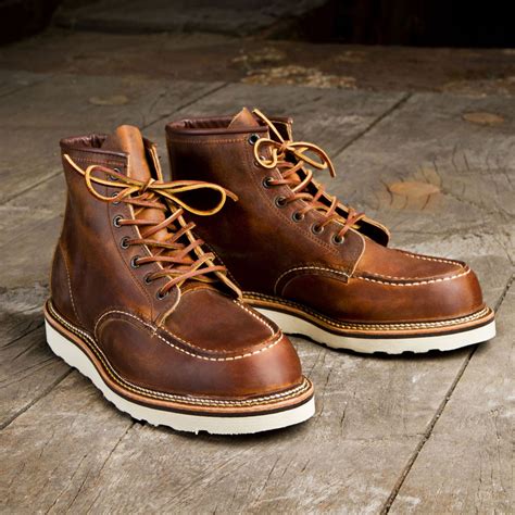 Red Wing 1907 Moc Toe In Copper Rough And Tough Red Wing Shoes Köln