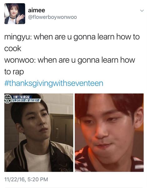 Thanksgivingwithseventeen Seventeen Memes Seventeen Kpop Seventeen