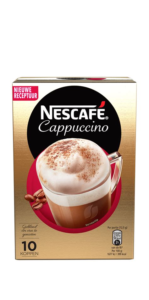 NESCAFÉ Cappuccino brengt het echte koffiebargevoel bij je thuis. Een ...