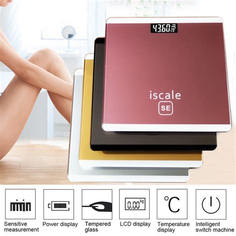 Iscale Se Digital Body Scale Cartoon High Accuracy Weight Scale Alat