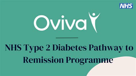 Nhs Type 2 Diabetes Path To Remission Programme Oviva Uk Join Us