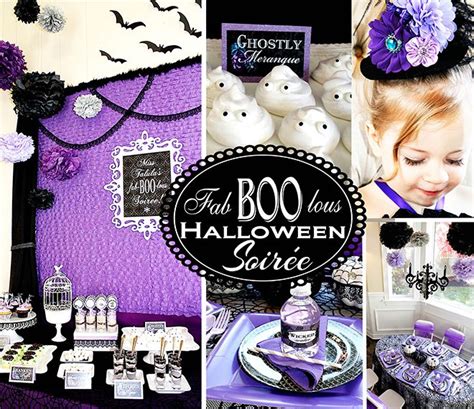 Fa"BOO"lous Purple Halloween Birthday Party | Birthday halloween party ...