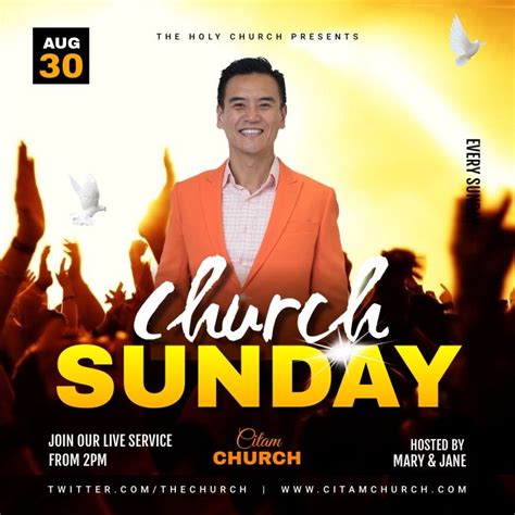 Sunday Service Template: Customize Your Church Experience