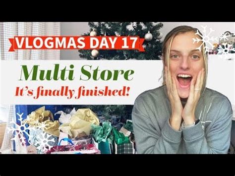 FINALLY VLOGMAS DAY 17 MULTI STORE HAUL ITS DONE YouTube