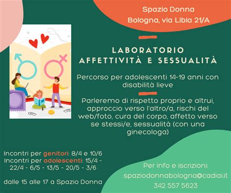 A Spazio Donna un laboratorio dedicato allaffettività e sessualità