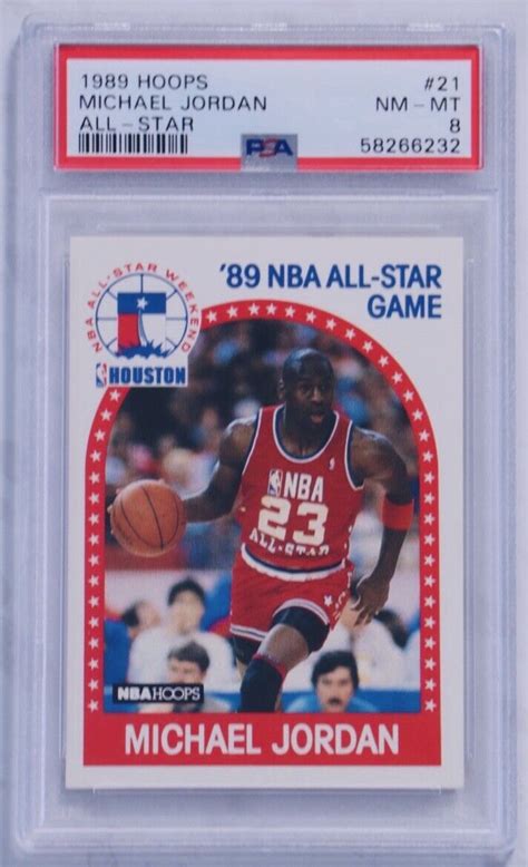 Nba Hoops All Stars Michael Jordan Psa Nm Mt Hof Chicago