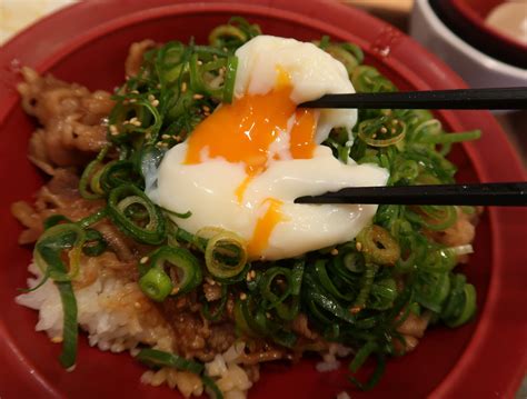 上越に暮らすtakeさんの忘我混沌な日常 すき家で「ねぎ玉牛カルビ焼肉丼：おんたま変更」食べてきました、温玉まろやか大いに旨し！