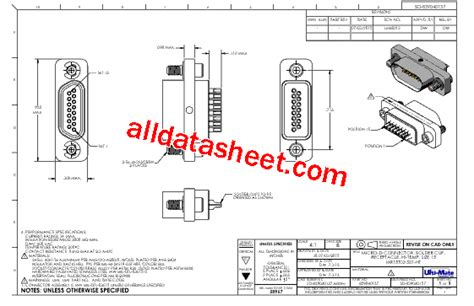 MR15T02 S01 HT Datasheet PDF Ulti Mate Connector Inc