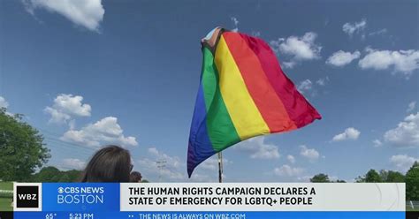 Human Rights Campaign Declares State Of Emergency For Lgbtq Community Cbs Boston