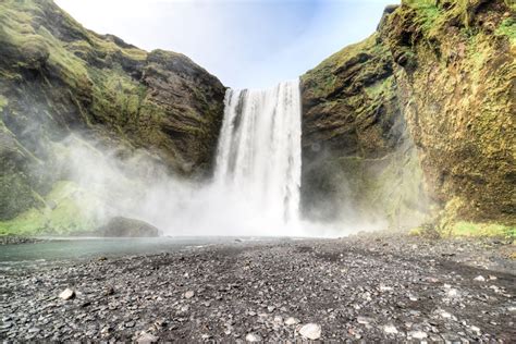 Cascade De Sk Gafoss Affiches Et Impressions Par Dennis Hallgren Printler