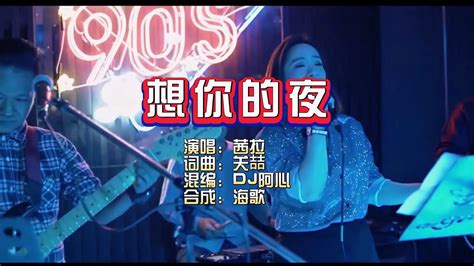 西拉《想你的夜》dj阿心 Proghouse Ktv 导唱字幕 （备有伴奏视频） Youtube