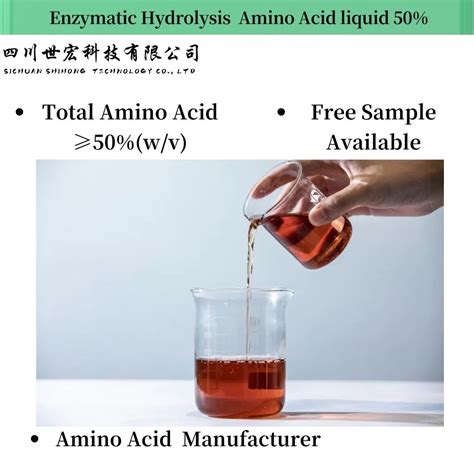 Soya Based Enzymatic Hydrolysis Amino Acid Liquid 50 Organic Nitrogen