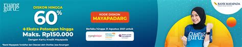 Diskon Ruangguru Up To 80 Dengan Kartu Kredit Bank Mayapada