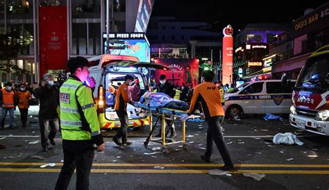 tragedia en seúl corea Estampida humana durante Halloween en Seúl