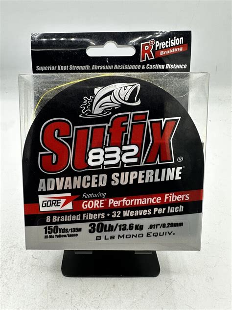 Sufix Advanced Superline Hi Vis Yellow Yd Lb Test Fishing Line