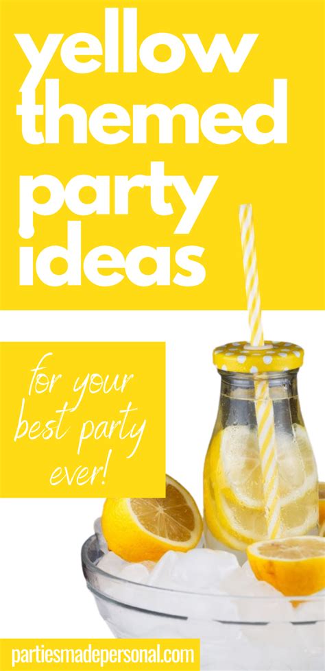 The Best Yellow Party Themes Yellow Party Themes Yellow Party Foods