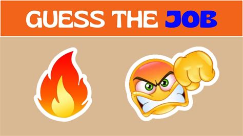 Guess The Job By Emoji Challenge Can You Decode These Occupations In