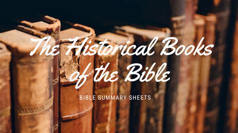 historical books   bible printable bible summary sheets