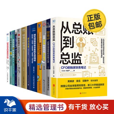 识干家精选精进的财务总监12本套：从总账到总监财务bp世界500强财务总监笔记预算管理500强企业财务分析实务虎窝淘