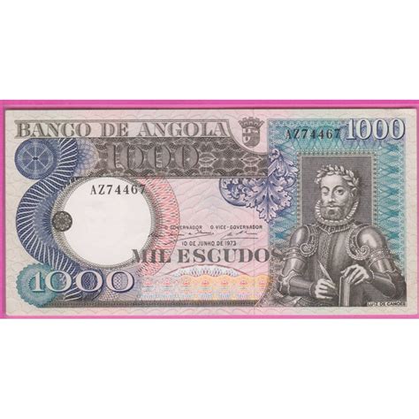 Angola P 108 ETAT SUP 1000 Escudos 1973